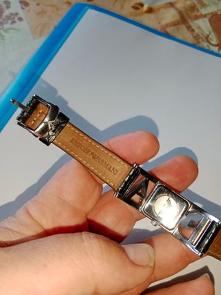 Reloj Emporio Armani Negro y Plateado