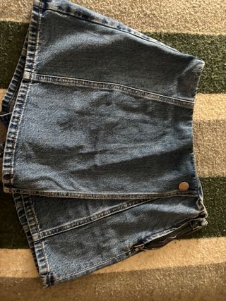 Falda pantalón vaquera azul