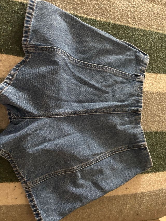 Falda pantalón vaquera azul