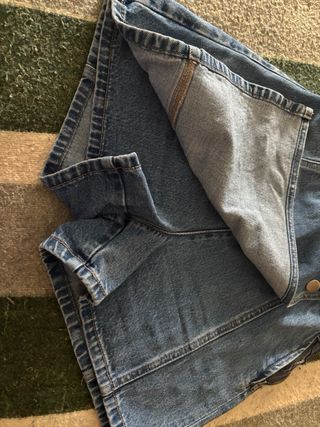 Falda pantalón vaquera azul