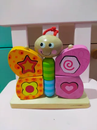 Puzzle Mariposa Madera Juguete Infantil