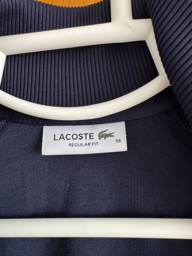 Sudadera Lacoste Mujer Azul Marino/Blanco