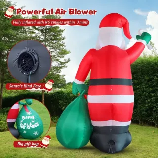 Babbo Natale Gonfiabile XXL 2.44m