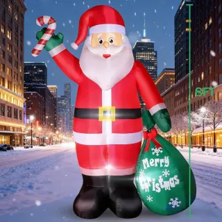 Babbo Natale Gonfiabile XXL 2.44m