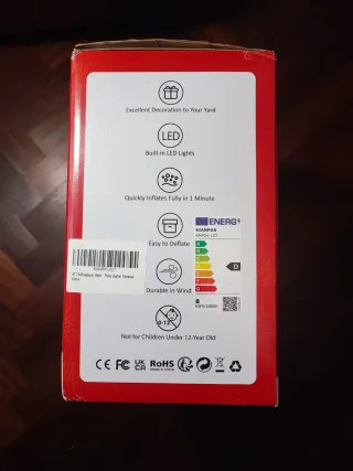 Babbo Natale Gonfiabile XXL 2.44m