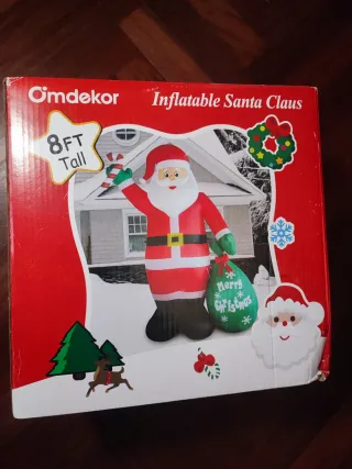 Babbo Natale Gonfiabile XXL 2.44m