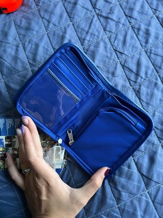 Cartera azul