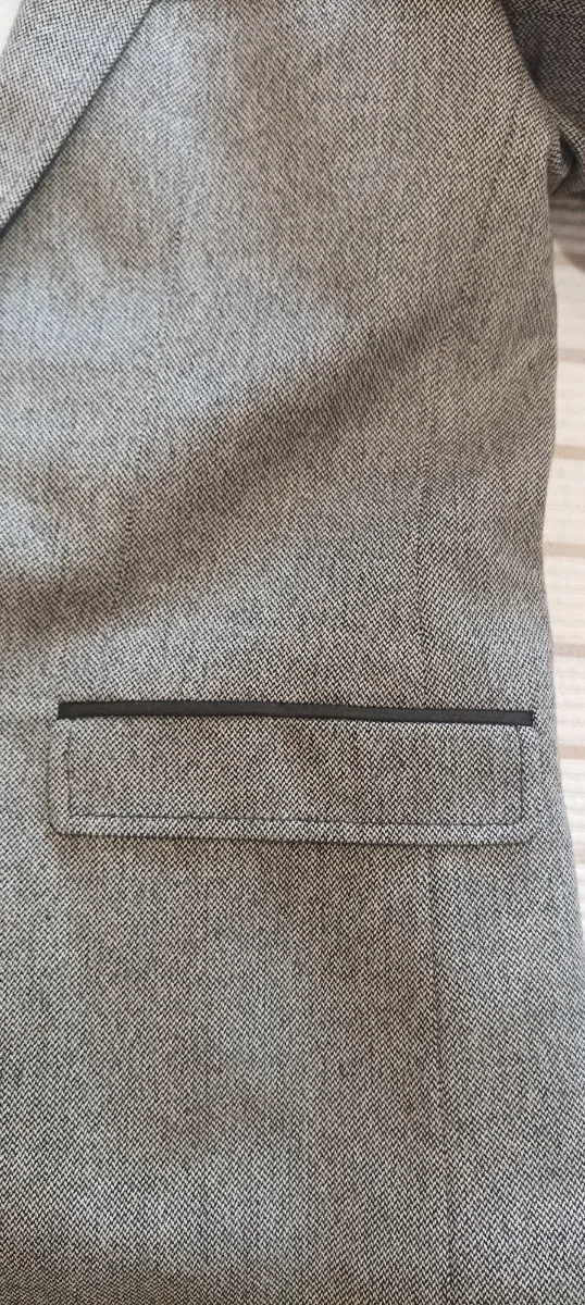 Blazer Zara Man Gris Talla M