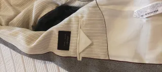 Blazer Zara Man Gris Talla M