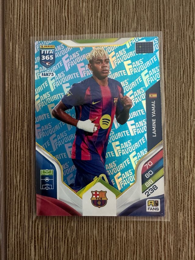 Carta Lamina Yamal Fan Blu FIFA 365
