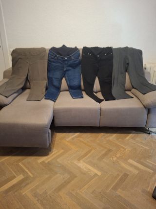 Pantalones premamá tallas grandes