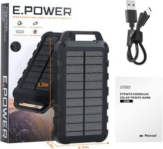 Cargador Solar E.POWER 26800mAh Nuevo