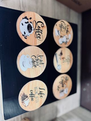 Sottobicchieri set da 6