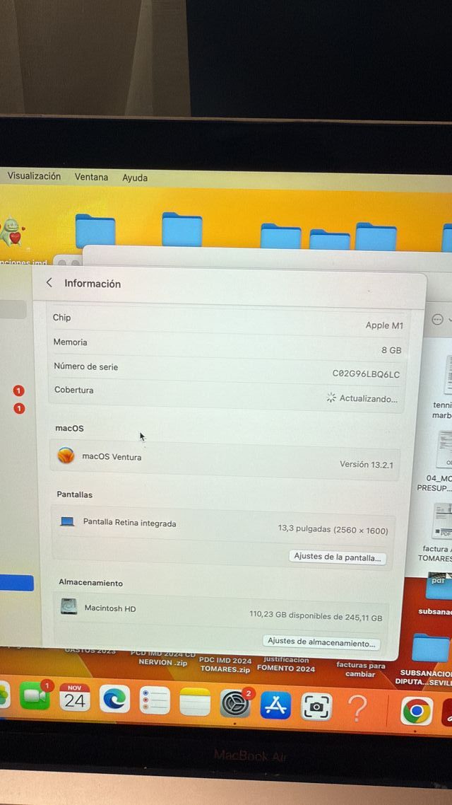 MacBook Air 2020 Oro