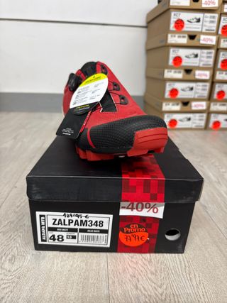 Zapatillas Ciclismo BTT Spiuk T48 Rojas