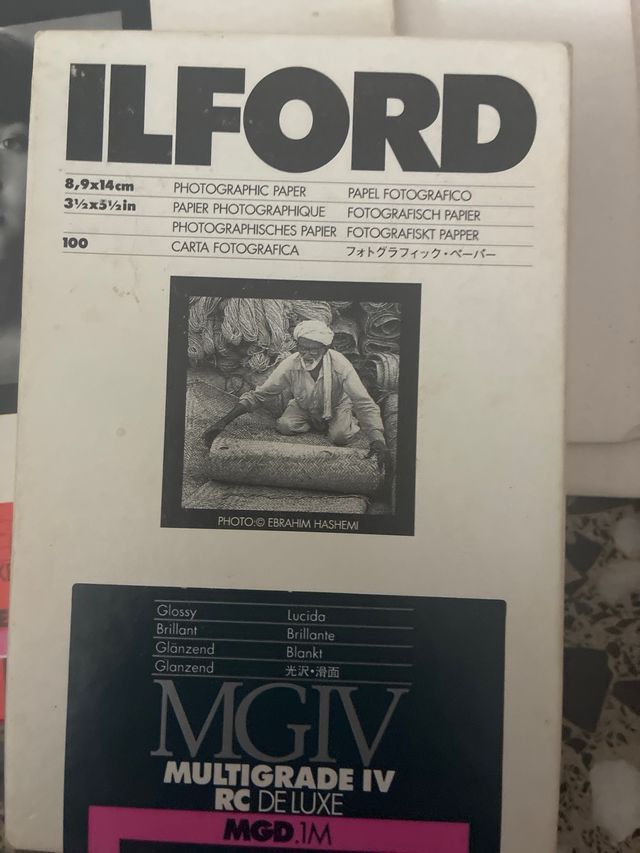 Papel Fotográfico Blanco y Negro ILFORD