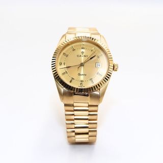 RELOJ CAUNY CABALLERO. Oro 18k.