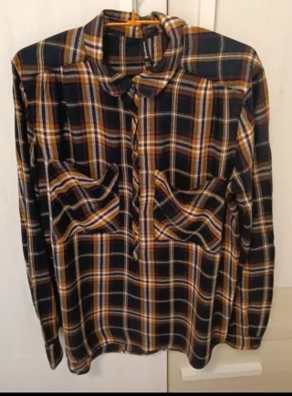 Camisa/casaca cuadros multicolor