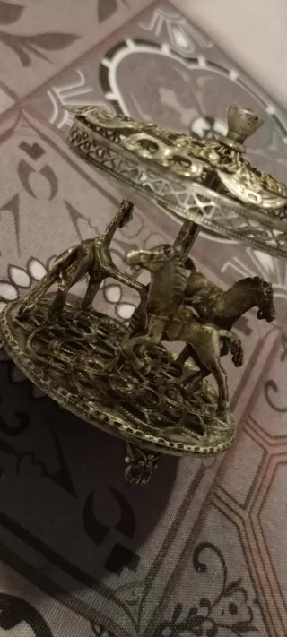 Giostrina Cavalli Vintage Argento