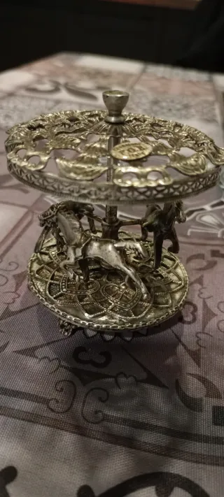 Giostrina Cavalli Vintage Argento