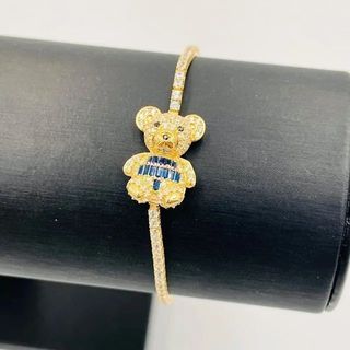 PULSERA RIVIERE OSO AZUL. Oro 18k.
