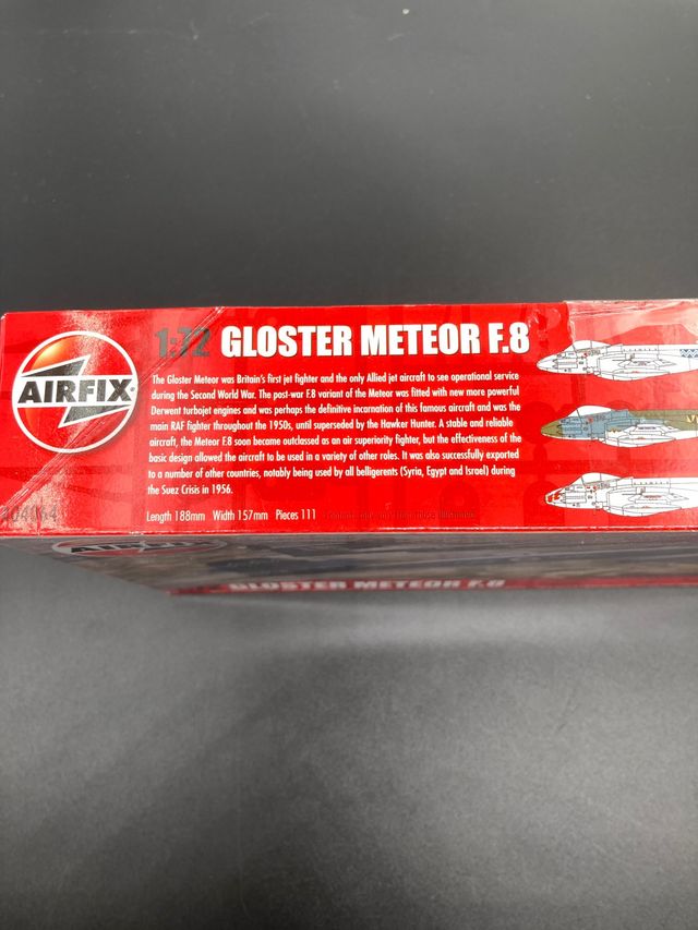 Maqueta Airfix 1/72 Gloster Meteor F8