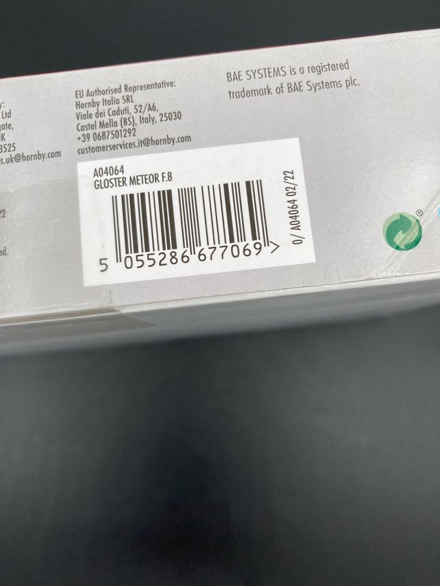 Maqueta Airfix 1/72 Gloster Meteor F8