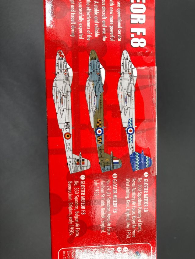 Maqueta Airfix 1/72 Gloster Meteor F8