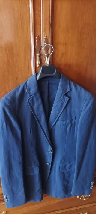 Blazer azul hombre