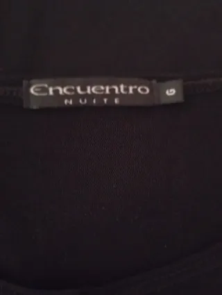 Chaqueta Negra transparente,Talla L