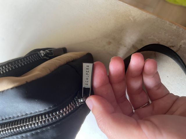Bolso Scalpers Negro y Beige Nuevo