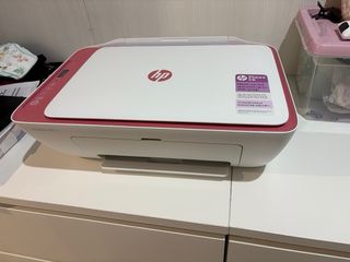 Impresora HP Rosa y Blanca