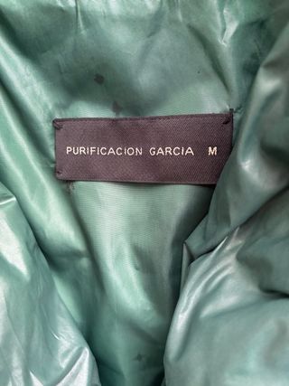 Plumas Purificación García Talla M Verde Brillante