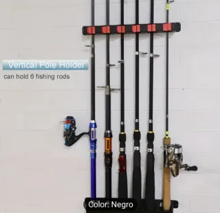 Soporte Vertical Cañas Pesca (6 Unidades)