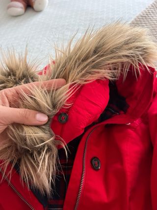 Chaqueta Hollister Roja Talla XS