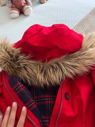 Chaqueta Hollister Roja Talla XS