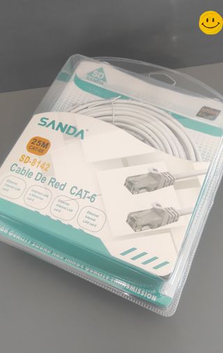 CABLE INTERNET 25 METROS CAT-6 A ESTRENAR