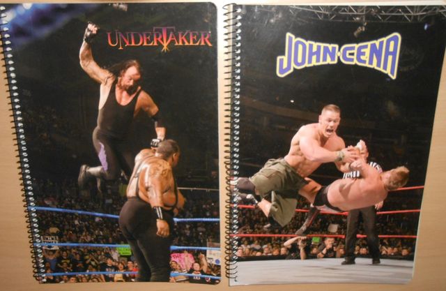 Quaderni WWE Undertaker e John Cena