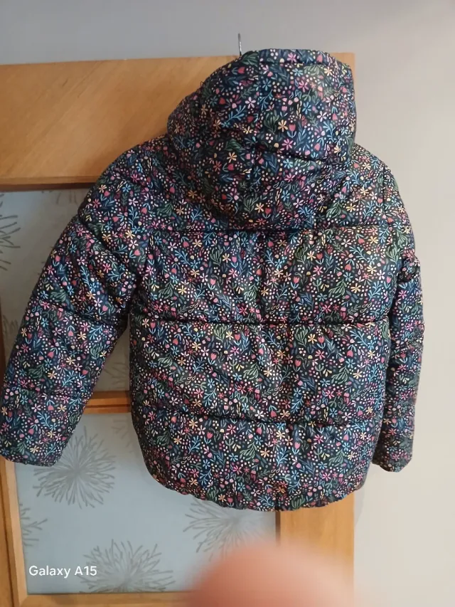 Anorak niña estampado floral