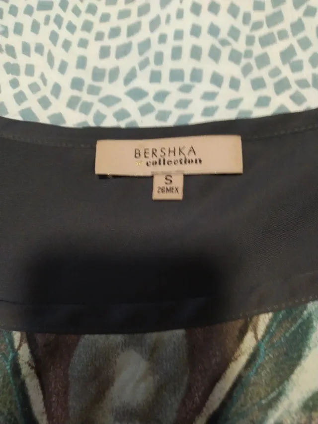 Blusa manga larga estampada