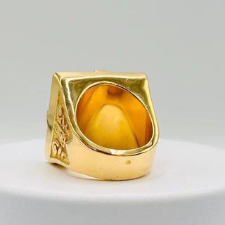 SELLO MEDUSA TURQUESA, Oro 18k.