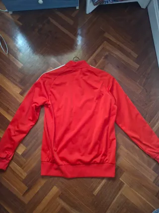 Chaqueta Adidas Roja y Blanca