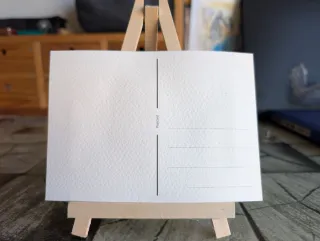 Postal Navideña Santa y Elfos