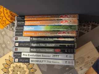 Lote 8 Juegos PSP: Naruto, Killzone, Syphon Filter