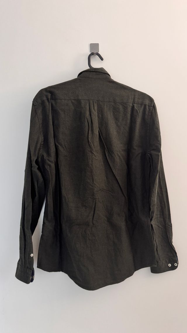 Camisa Zara Verde Oscuro