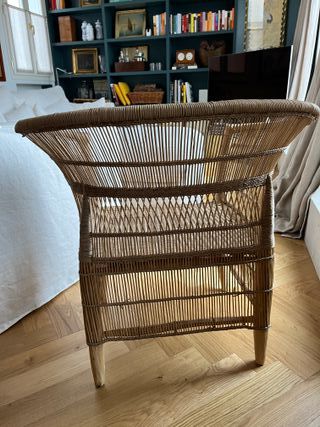 Sillas Malawi de mimbre y madera