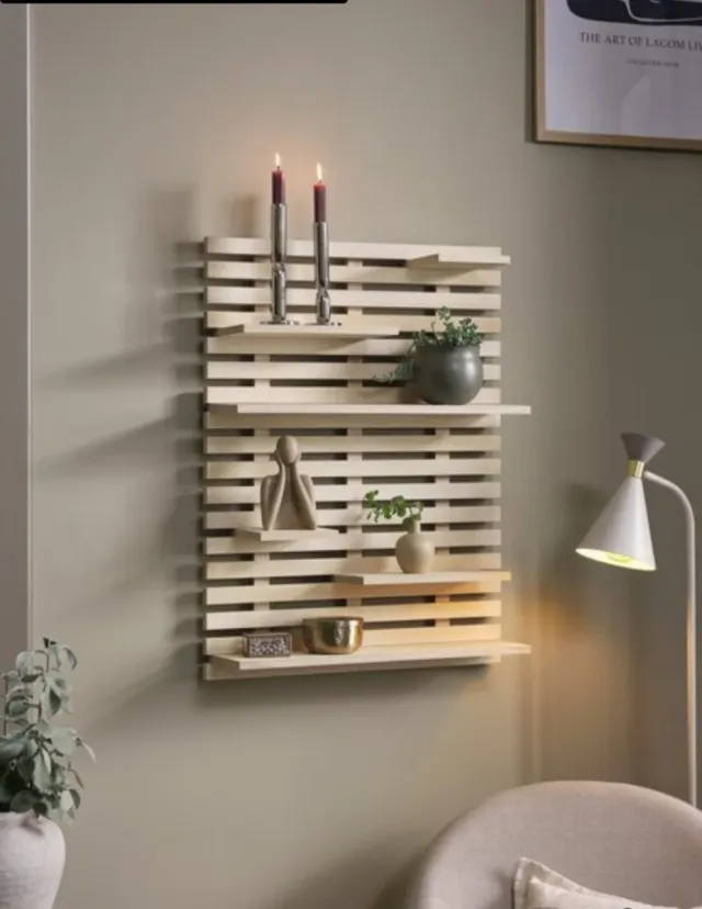 Estantería madera Jysk.