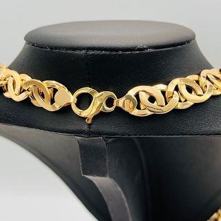 CADENA TIPO CARTIER MEDUSA CHAPA, Hueco. Oro 18K