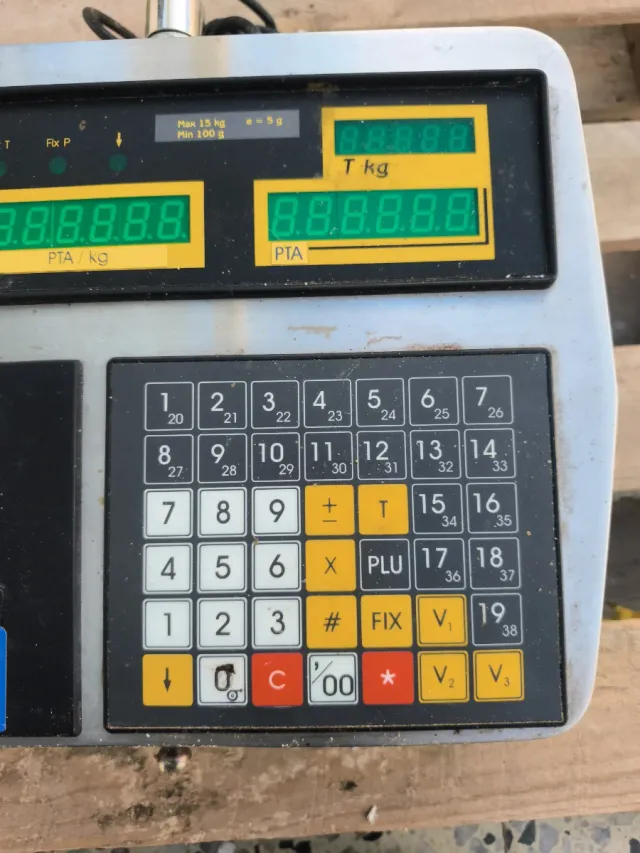 Balanza de charcutería