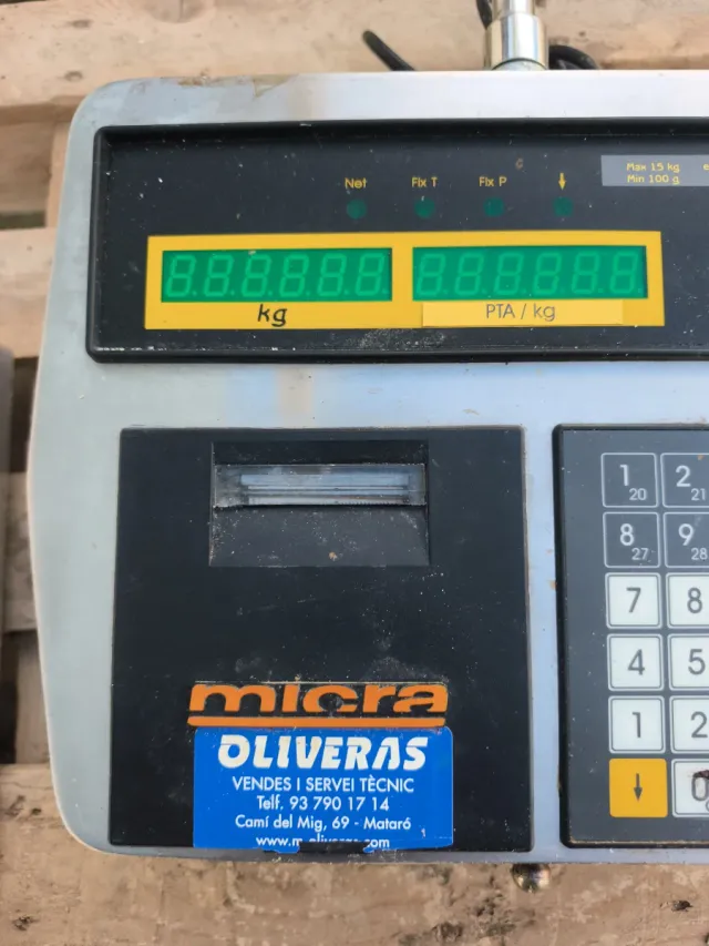 Balanza de charcutería